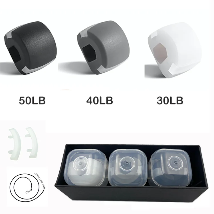 Dropshipping 100% Food-grade Silicone jawline level 1 level 2 level 3 30lbs 40lbs 50lbs jawline ball jaw exerciser set
Dropshipping 100% Food-grade Silicone jawline level 1 level 2 level 3 30lbs 40lbs 50lbs jawline ball jaw exerciser set