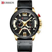 

CURREN Luxury Brand Men Analog Leather Sports Watches Men's Army Military Watch Male Date Quartz Clock Relogio Masculino 8329