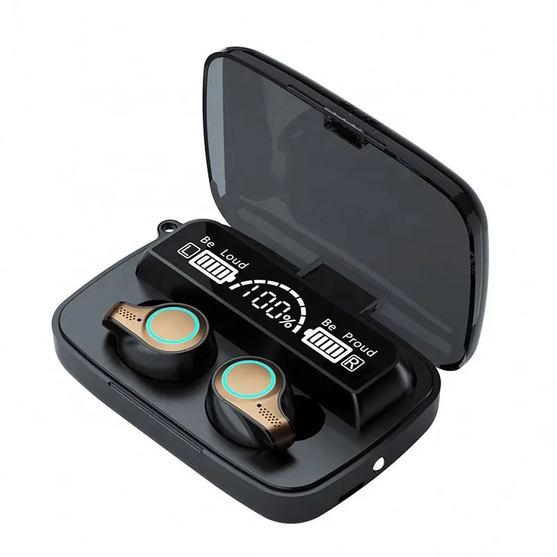 M18 Tws Earbuds Hot Selling 2021 Mini Wireless Headset Touch Control Led Digital Sport Headphones with 2000mAh Power
M18 Tws Earbuds Hot Selling 2021 Mini Wireless Headset Touch Control Led Digital Sport Headphones with 2000mAh Power