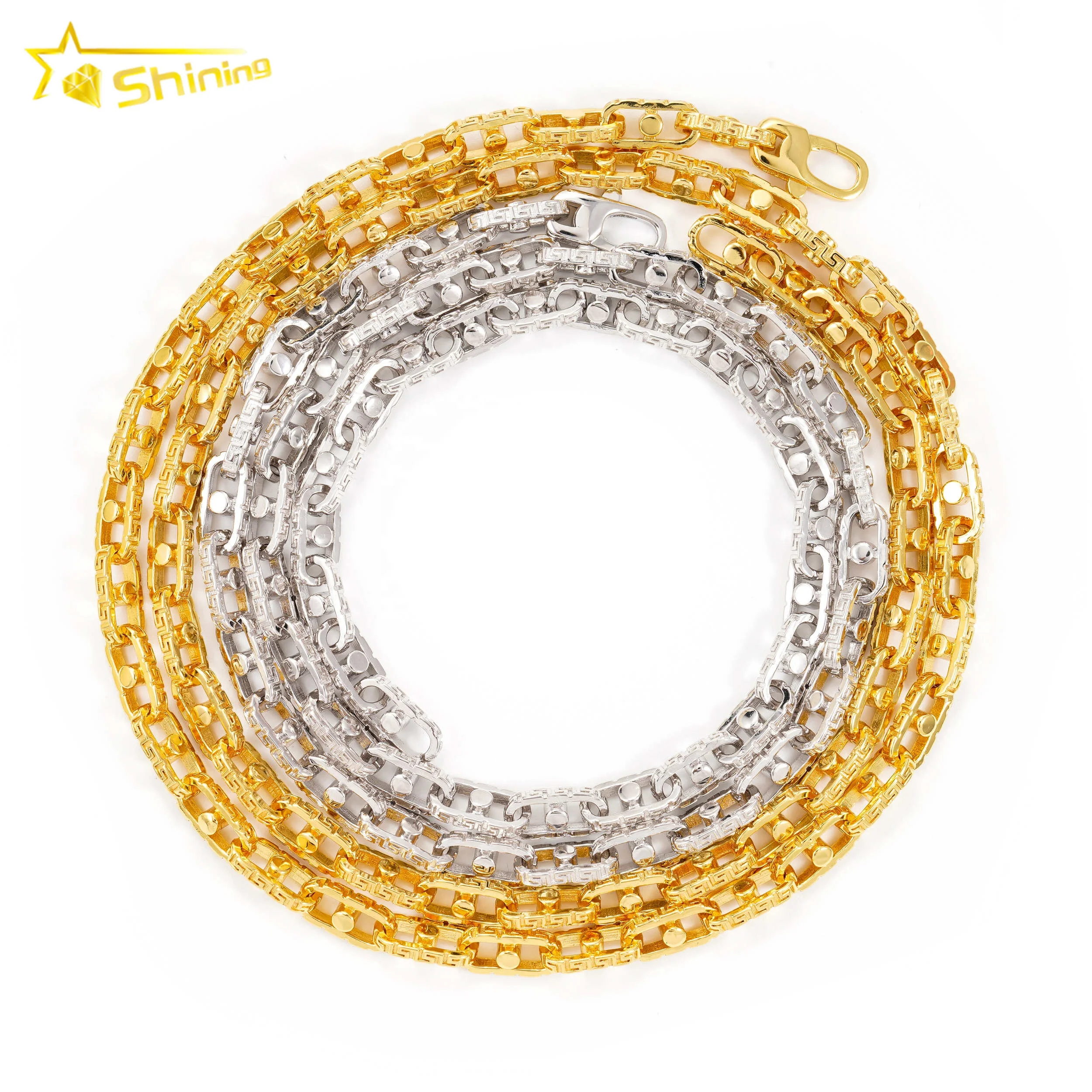 Wholesale Low Price Solid Chain For Pendant Hip Hop 925 Sterling Silver 18K Gold Plated Necklace
Wholesale Low Price Solid Chain For Pendant Hip Hop 925 Sterling Silver 18K Gold Plated Necklace