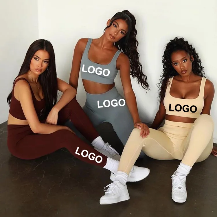Spring 2021 Squat Proof Eco Friendly Gym Clothes Brown Women 2 Piece Leggings Sports Bra Sets Yoga Pants Workout
Spring 2021 Squat Proof Eco Friendly Gym Clothes Brown Women 2 Piece Leggings Sports Bra Sets Yoga Pants Workout