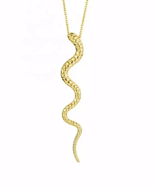 New Fine Jewelry 925 Sterling Silver Snake Necklace Women 18K Gold Plated Animal Snake Chain Pendant Necklace Jewelry Gift
New Fine Jewelry 925 Sterling Silver Snake Necklace Women 18K Gold Plated Animal Snake Chain Pendant Necklace Jewelry Gift