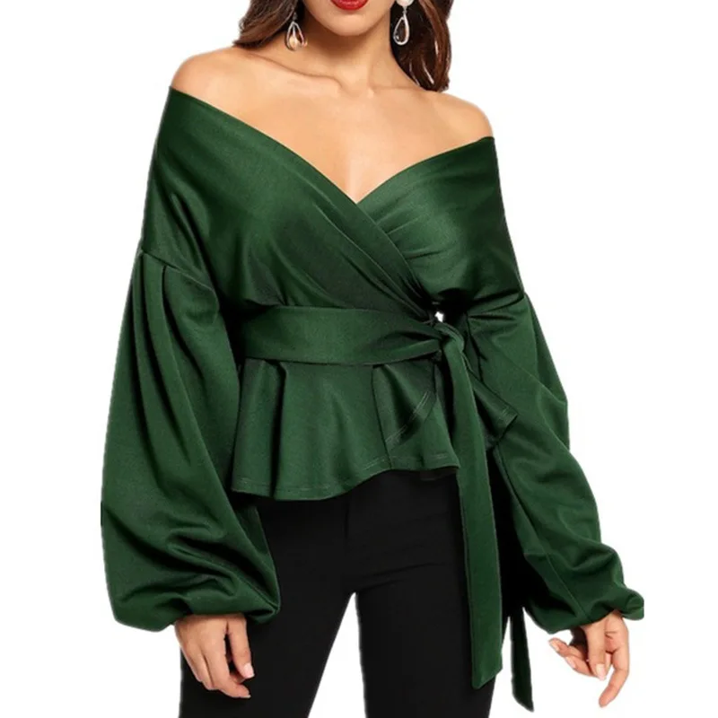 Wholesale ladies solid color women clothing puff long sleeve casual loose tunic tops, White,black,green
Wholesale ladies solid color women clothing puff long sleeve casual loose tunic tops, White,black,green