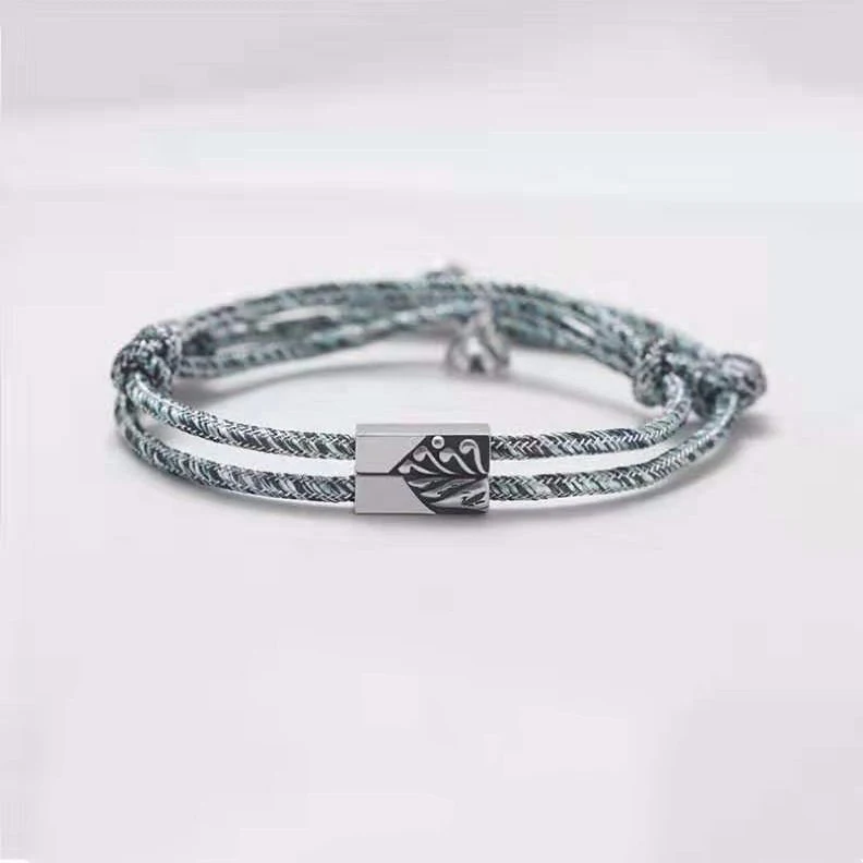 2021 Newest Hot Sale Valentine's Day Gift Knitted Bracelet Couple Creative Attracting Couple Bracelet, Picture shows
2021 Newest Hot Sale Valentine's Day Gift Knitted Bracelet Couple Creative Attracting Couple Bracelet, Picture shows