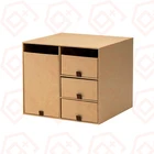 Small Multifunction Multi-Layer Indoor Desk Drawer Type Paper Office Storage Box
