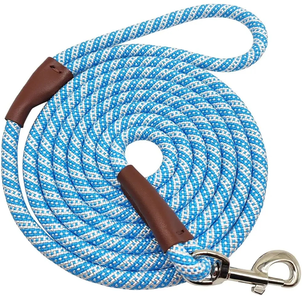 High quality and durable Sturdy Heavy Duty Rope Dog Leash Climbing Rope Leash with Premium Leather Connector, Customized
High quality and durable Sturdy Heavy Duty Rope Dog Leash Climbing Rope Leash with Premium Leather Connector, Customized