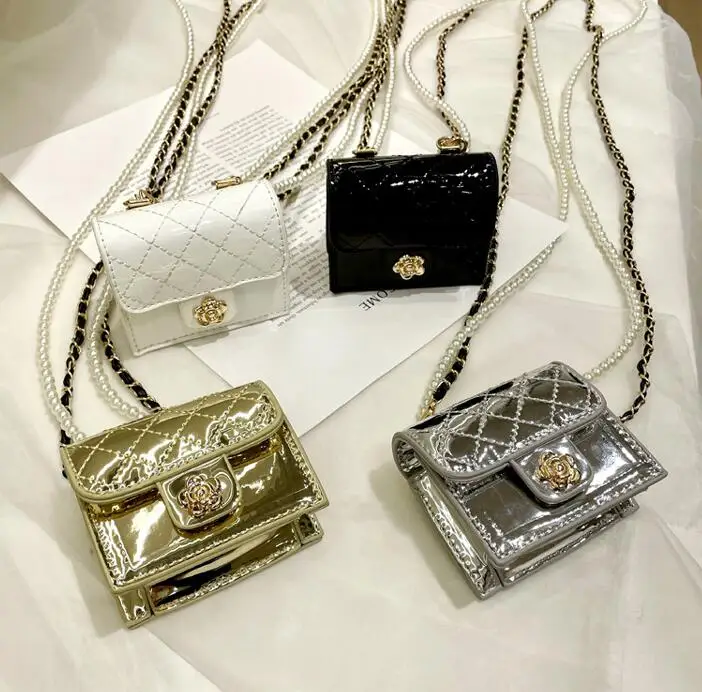 Luxury Designer Inspired Pearl Chain Mini Bag Tiny Fashion Small Case For Earpiece Headset Earphone Headphone Coin Lipstick, As shown
Luxury Designer Inspired Pearl Chain Mini Bag Tiny Fashion Small Case For Earpiece Headset Earphone Headphone Coin Lipstick, As shown