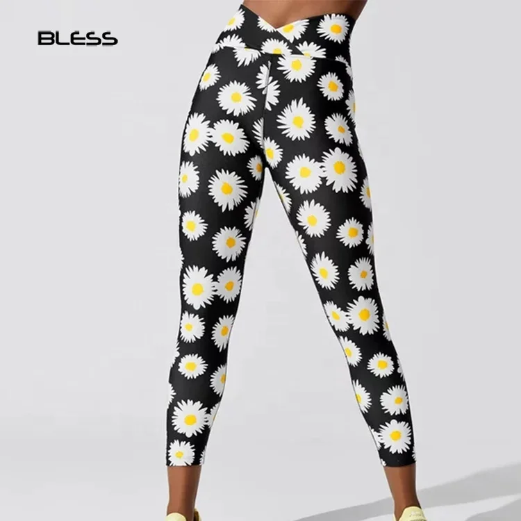 Trending Yellow Flower Pattern V Cut Shape Waisted Women Yoga Leggings Compression Casual Dresses 2020, Customized colors
Trending Yellow Flower Pattern V Cut Shape Waisted Women Yoga Leggings Compression Casual Dresses 2020, Customized colors