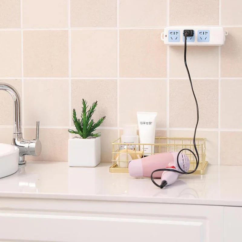Wall-mounted Row-type Plug-in Holder Without Punching Paste Portable Strong And Seamless Plug-in Board Holder
Wall-mounted Row-type Plug-in Holder Without Punching Paste Portable Strong And Seamless Plug-in Board Holder