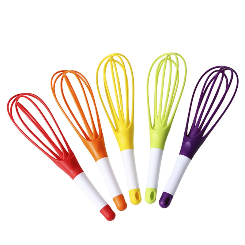 2-in-1 foldable flat egg whisk adjustable plastic egg beater For Cooking, Customized
2-in-1 foldable flat egg whisk adjustable plastic egg beater For Cooking, Customized