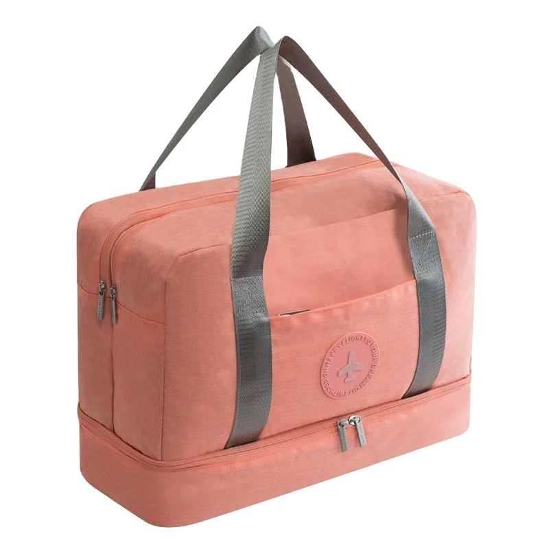 2 Compartments Dry And Wet Separated Handbags Fashion Men And Women's Beach Bag Big Capacity Waterproof Polyester Tote
2 Compartments Dry And Wet Separated Handbags Fashion Men And Women's Beach Bag Big Capacity Waterproof Polyester Tote