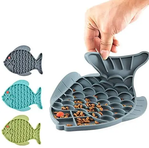 ANI Silicone Folding Bowl Cat and Dog Licking Mat Feeding Slow Food Mat Dog Licking Plate Mat Pet Dinner Plate Dog Bowl, Green, black
ANI Silicone Folding Bowl Cat and Dog Licking Mat Feeding Slow Food Mat Dog Licking Plate Mat Pet Dinner Plate Dog Bowl, Green, black