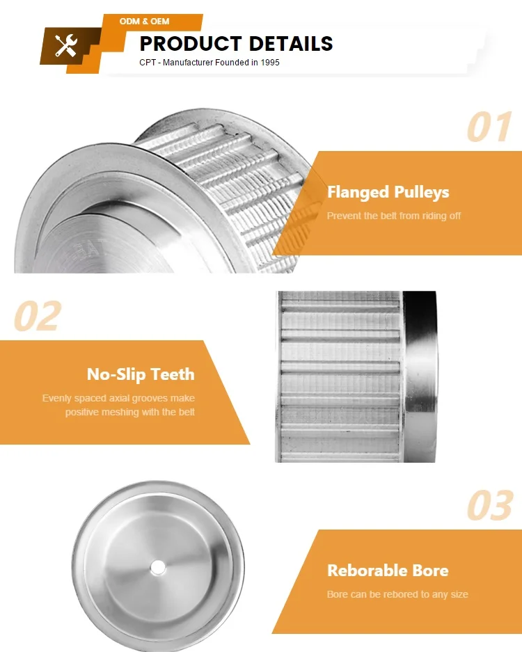 T Series Timing Pulleys T10