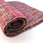 Yarns Mixed Color With Special Yarns Fancy Tweed Wool/woolen Fabric For Garments