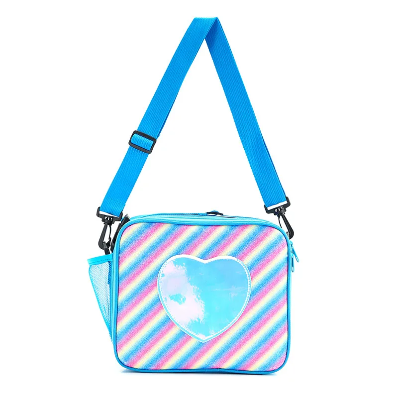 Polyester sequins cooler custom print cotton thermal children box school insulated kids lunch bag for girls, Blue/pink/red/customized color
Polyester sequins cooler custom print cotton thermal children box school insulated kids lunch bag for girls, Blue/pink/red/customized color