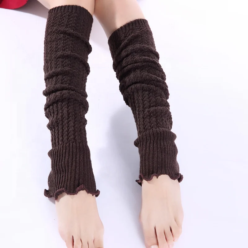 Women's Warm Leggings Knitted Wool Ruffled Socks Fashion Anti-friction Knee Pads Leg Warmers
Women's Warm Leggings Knitted Wool Ruffled Socks Fashion Anti-friction Knee Pads Leg Warmers