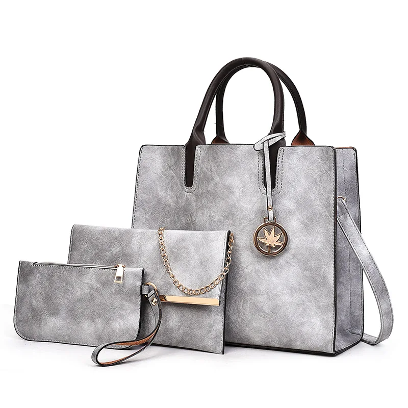 High quality 3 in 1 Sets Tote Handbags Wallets Ladies Fashion Large Hand Bags Girls Luxury Purses For Woman, 5 colors
High quality 3 in 1 Sets Tote Handbags Wallets Ladies Fashion Large Hand Bags Girls Luxury Purses For Woman, 5 colors