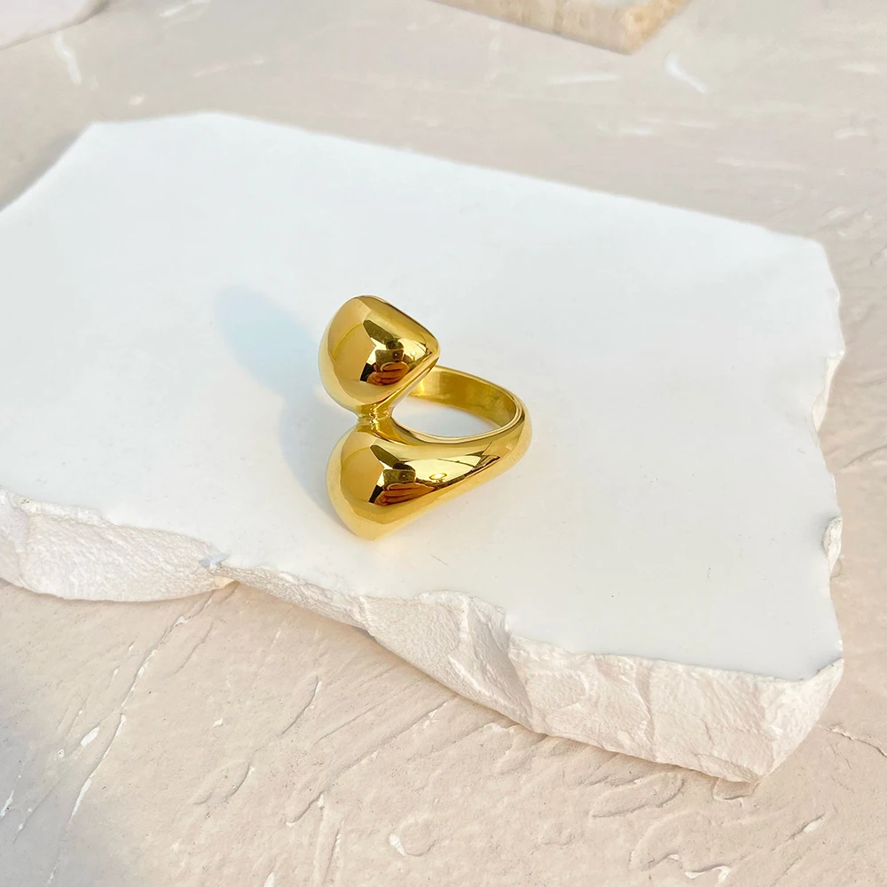New INS Style Exaggerated Cast Ring Jewelry Personalized Design Stainless Steel Plated 18k Real Gold Titanium Steel Ring
New INS Style Exaggerated Cast Ring Jewelry Personalized Design Stainless Steel Plated 18k Real Gold Titanium Steel Ring