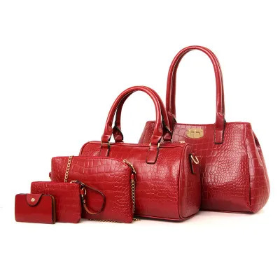2020 New Fashion Bag Set Lady Bags 5pcs Women Handbags Set With Wholesale Pu Leather Purses And Handbags
2020 New Fashion Bag Set Lady Bags 5pcs Women Handbags Set With Wholesale Pu Leather Purses And Handbags