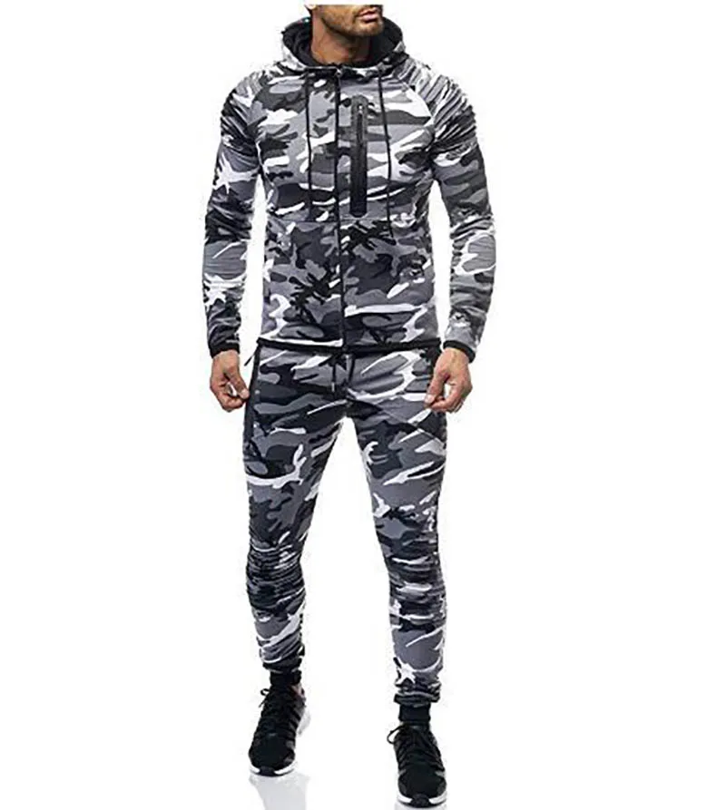 Custom LOGO New Camouflage suit arm fold Men's Jogging Suit Sports Suit Tracksuit Fitness leisuretwo piece set, Army green,gray
Custom LOGO New Camouflage suit arm fold Men's Jogging Suit Sports Suit Tracksuit Fitness leisuretwo piece set, Army green,gray