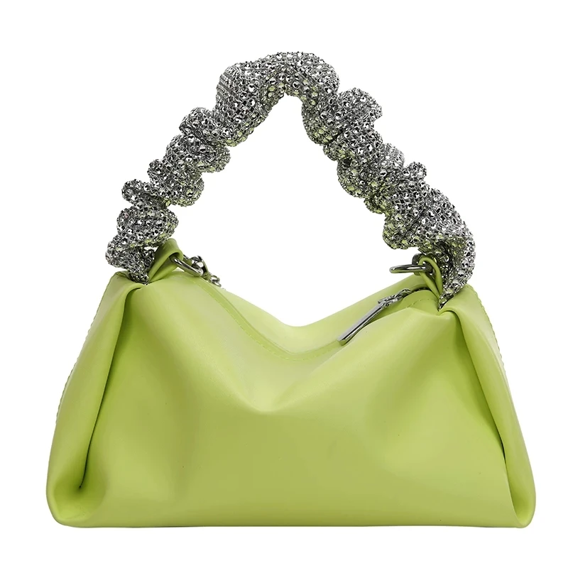 Soft Leather Vintage Handbag Women Bling Handle Solid Color Hand Purse 2021 Fashion Chain Crossbody Bag Lady Shoulder Bag Clutch, Black,white,khaki,light green
Soft Leather Vintage Handbag Women Bling Handle Solid Color Hand Purse 2021 Fashion Chain Crossbody Bag Lady Shoulder Bag Clutch, Black,white,khaki,light green