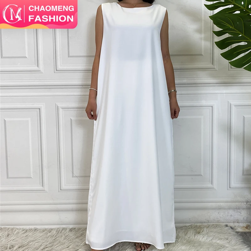 6595# 12 Colors Muslim Inner Slip Dress Chic Women Casual Wear Sleeveless Maxi Dresses For Islamic Abaya
6595# 12 Colors Muslim Inner Slip Dress Chic Women Casual Wear Sleeveless Maxi Dresses For Islamic Abaya