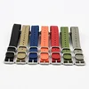 Durable high quality PVD Zulu ring spinning nylon watchband strap one piece