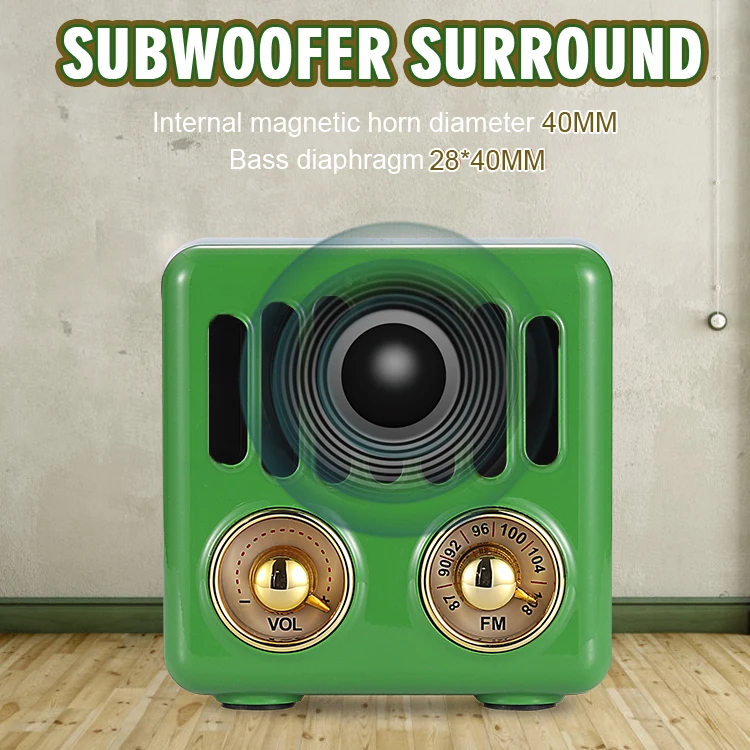 Birthday gift China manufacturer fm portable radio abs material lightweight home radio