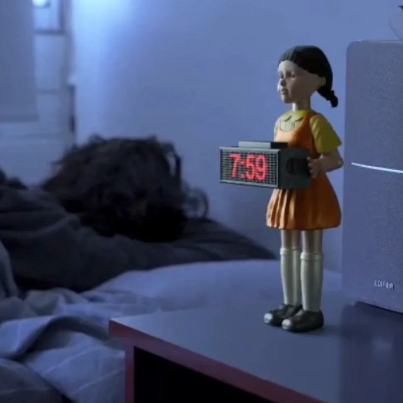 products hot squid game 123 wooden man little girl doll alarm clock ornaments can not fire bullets squid game toys clock
products hot squid game 123 wooden man little girl doll alarm clock ornaments can not fire bullets squid game toys clock