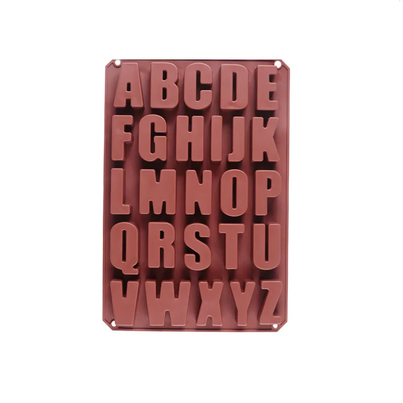 26 Cavities A-Z Alphabet Letters Silicone Cake Baking Mold Silicone Chocolate Mould Handmade Soap Mould, As picture
26 Cavities A-Z Alphabet Letters Silicone Cake Baking Mold Silicone Chocolate Mould Handmade Soap Mould, As picture