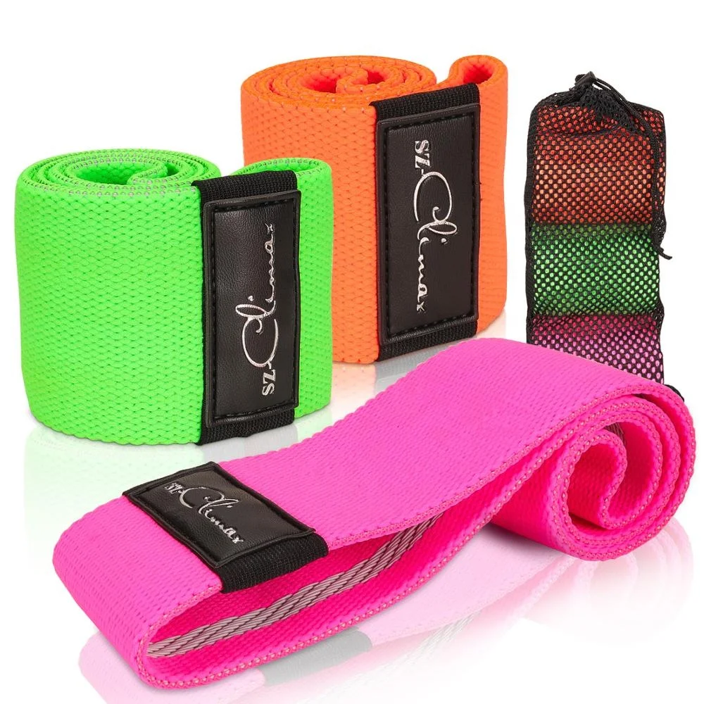 Custom 3 levels fabric booty bands sets nylon resistance band legs butt exercise gym resistance band with bag, Mixed color green+black/purple+black/orange+black
Custom 3 levels fabric booty bands sets nylon resistance band legs butt exercise gym resistance band with bag, Mixed color green+black/purple+black/orange+black