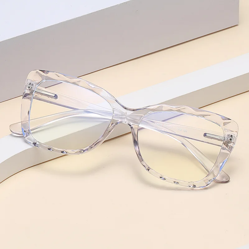 Retro rhombus transparent color optical frame anti blue light flat mirror women men lunette
Retro rhombus transparent color optical frame anti blue light flat mirror women men lunette