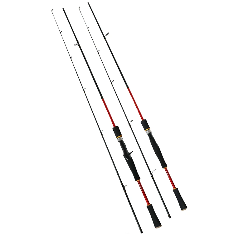 Factory price 2 Sections Ultralight carbon fishing rod lure rod spin casting fishing pole, Red
Factory price 2 Sections Ultralight carbon fishing rod lure rod spin casting fishing pole, Red