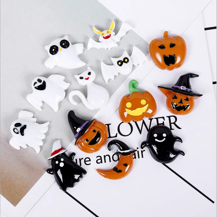 Wholesale Resin Halloween Pumpkin Skull Ghost Accessories Cream Mobile Phone Case Hair Accessories Slime Diy Jewelry Accessories, Picture
Wholesale Resin Halloween Pumpkin Skull Ghost Accessories Cream Mobile Phone Case Hair Accessories Slime Diy Jewelry Accessories, Picture