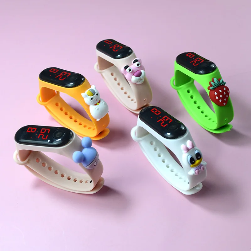 Doll Mi 3 Button Red Light LED Electronic Watch Cute Bracelet Watch Fashion Children Watch Student
Doll Mi 3 Button Red Light LED Electronic Watch Cute Bracelet Watch Fashion Children Watch Student