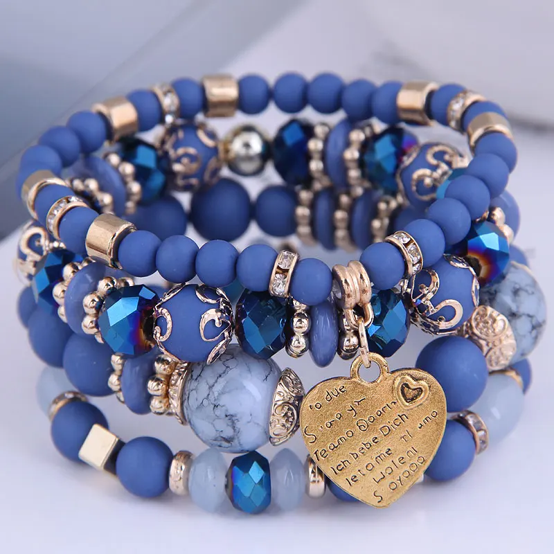 W9150735176A Hot Selling Fashion Bohemian beads bracelets set 4pcs/set Vintage heart shape bracelet Elastic beads bracelet set
W9150735176A Hot Selling Fashion Bohemian beads bracelets set 4pcs/set Vintage heart shape bracelet Elastic beads bracelet set