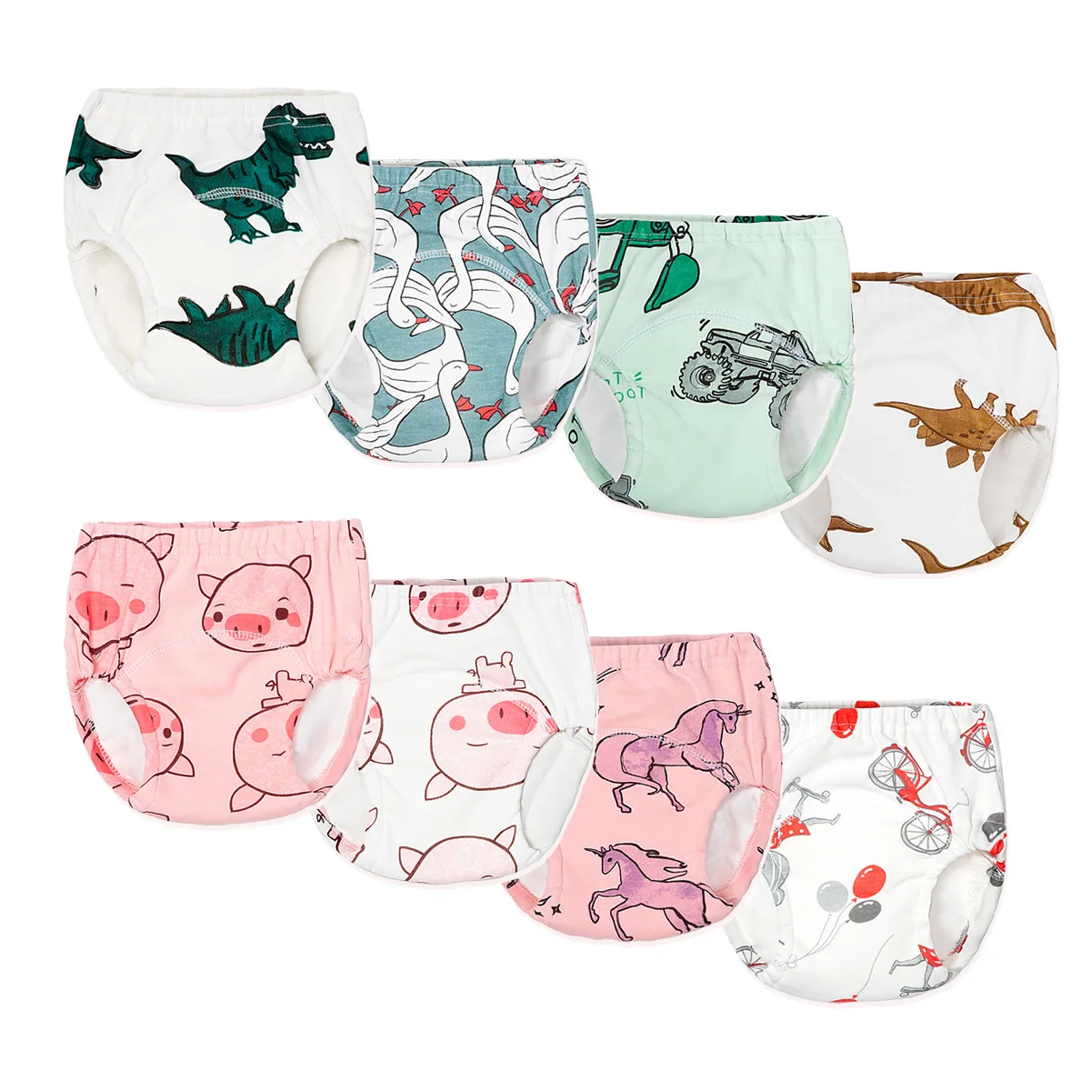 Baby Potty Toilet Training Pants Nappies Cartoon Boys Girls Underwear for Toddler Cotton Panties Reusable Diapers Cover
Baby Potty Toilet Training Pants Nappies Cartoon Boys Girls Underwear for Toddler Cotton Panties Reusable Diapers Cover