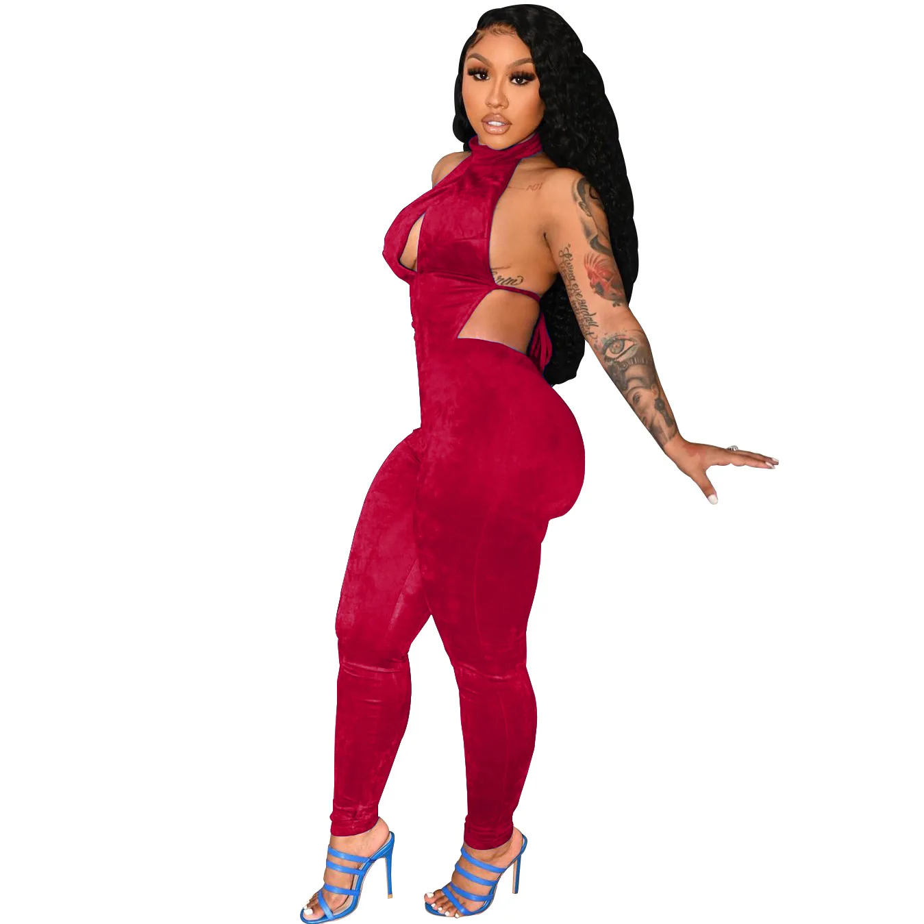 CS42 ladies backless slim fit jumpsuits sleeveless sexy rompers for women dickie romper women, Customized colors
CS42 ladies backless slim fit jumpsuits sleeveless sexy rompers for women dickie romper women, Customized colors