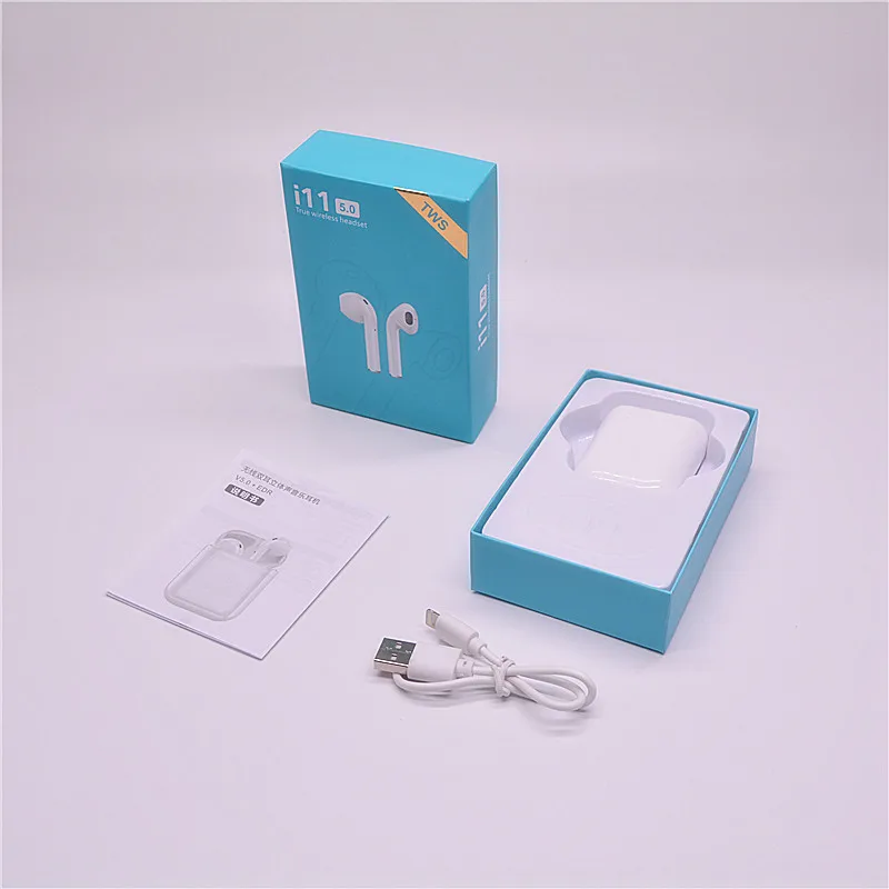 Cute i11 tws hedphone 5.0 wireless bluetooth headset - ANKUX.COM