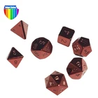 stainless steel square corner game special metal dice