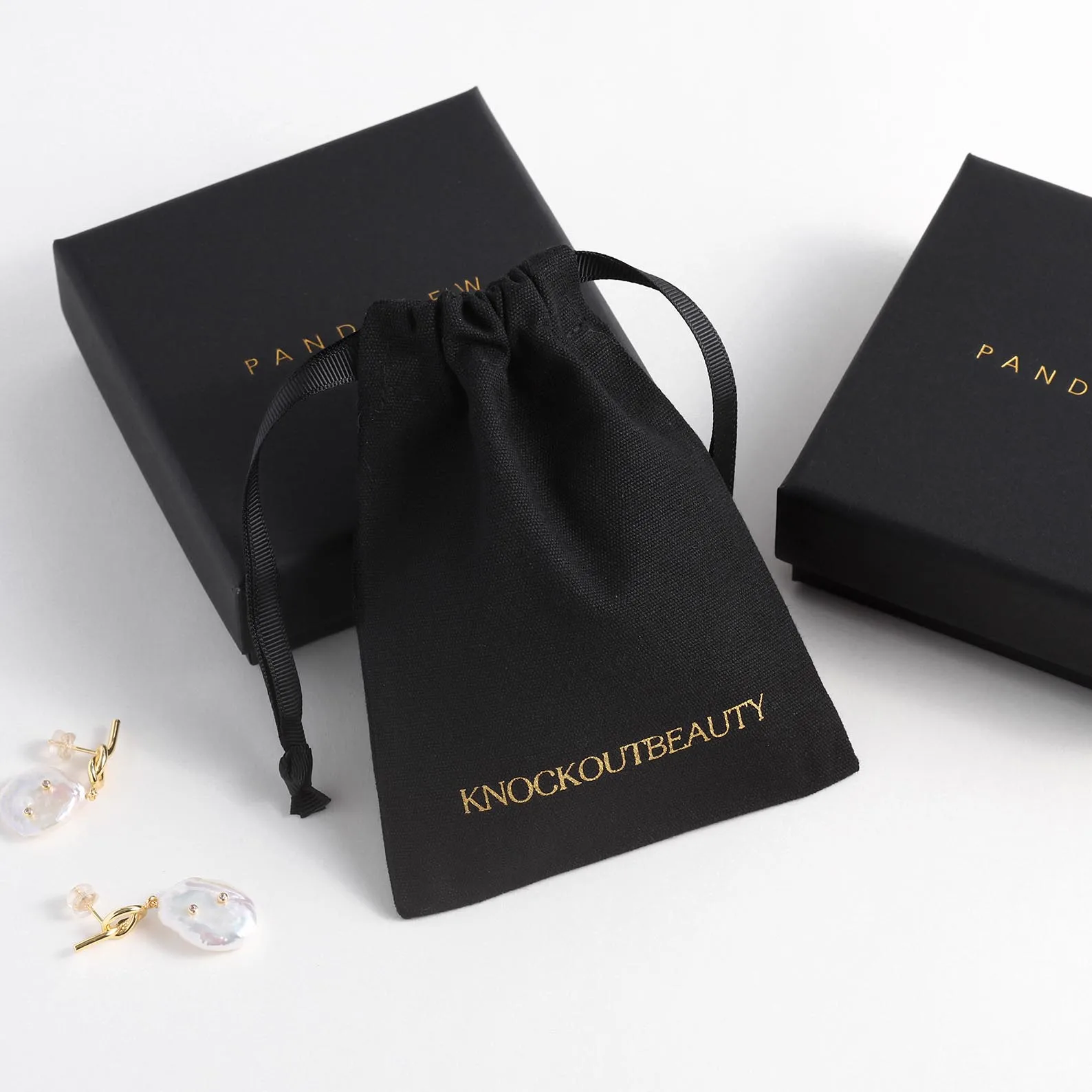 PandaSew 3 x 4 inch Black High Quality Custom Printed Canvas Cotton Drawstring Bag With Logo, Customized color
PandaSew 3 x 4 inch Black High Quality Custom Printed Canvas Cotton Drawstring Bag With Logo, Customized color