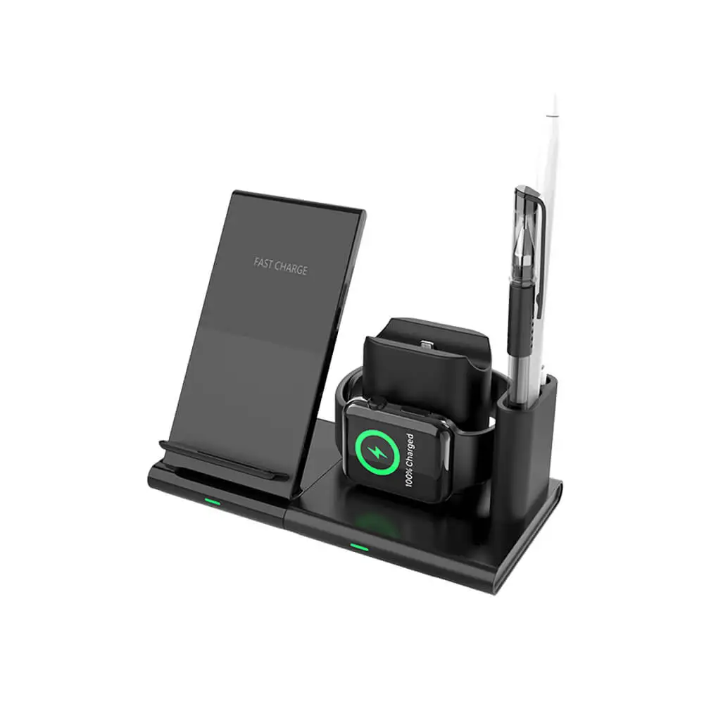 universal 3in1 Wireless Charging Station for iPhone,Airpods and apple watch charger, Black
universal 3in1 Wireless Charging Station for iPhone,Airpods and apple watch charger, Black