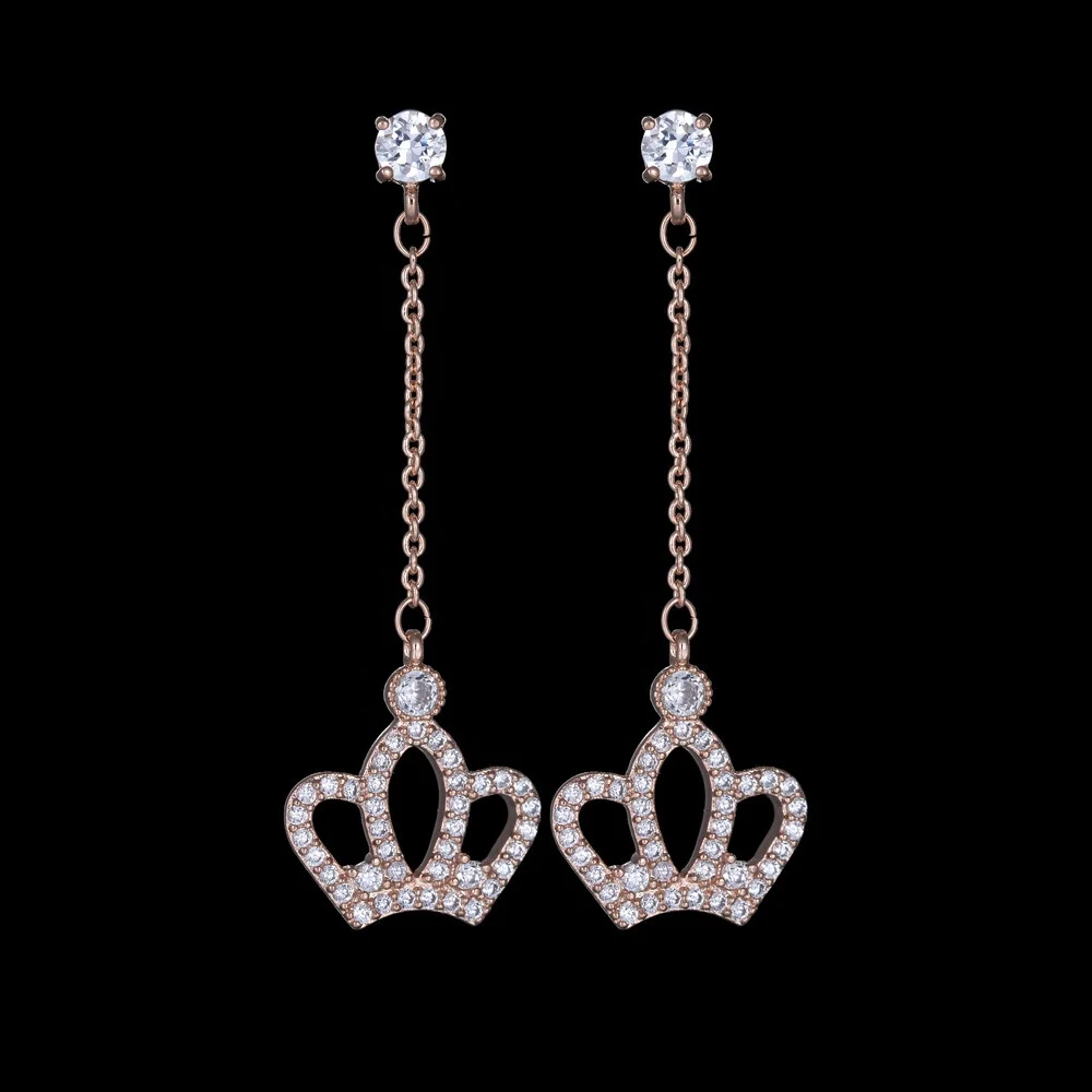 Korea Simple Tassel Long Crown Earrings Sterling Silver Pendant Earrings Simple Retro Jewelry Earrings
Korea Simple Tassel Long Crown Earrings Sterling Silver Pendant Earrings Simple Retro Jewelry Earrings