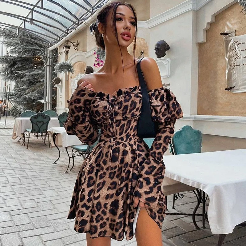 womens luxury clothing 2021 leopard hot sale long sleeve women sexy off the shoulder cheap dresses club dress sexy mini dress
womens luxury clothing 2021 leopard hot sale long sleeve women sexy off the shoulder cheap dresses club dress sexy mini dress