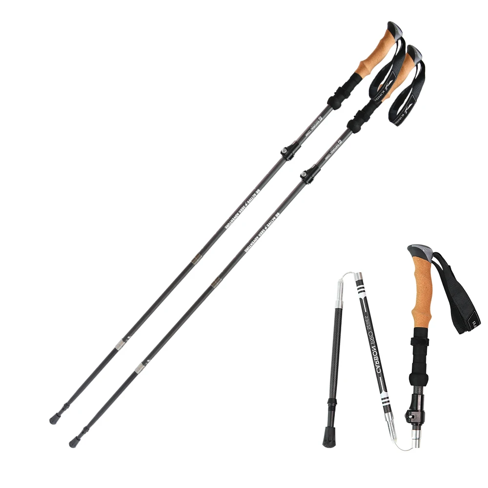 High Quality 3k Carbon Fiber Trekking Pole Foldable Crutch Trekking Pole Nordic Walking Sticks Walking Trekking Pole
High Quality 3k Carbon Fiber Trekking Pole Foldable Crutch Trekking Pole Nordic Walking Sticks Walking Trekking Pole