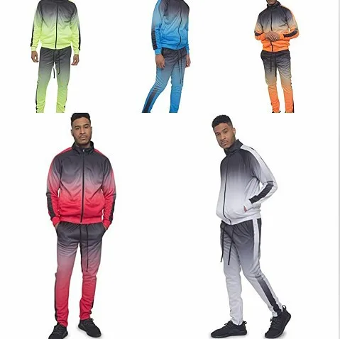 Custom Gradient Long Sleeve Gym Sweatsuit Set Zip Up Hoodie Tracksuit Men 2 Piece Set
Custom Gradient Long Sleeve Gym Sweatsuit Set Zip Up Hoodie Tracksuit Men 2 Piece Set