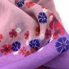 2019 NEW pure polyester Men's muslim hijab fabric woven plain scarf fabric manufacturer