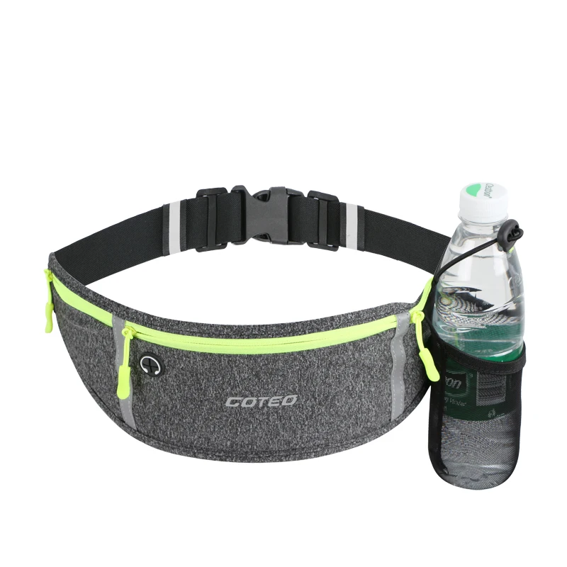 custom logo Waterproof running custom waist bag reflective running belt with bottle holder gym sports running men fanny pack
custom logo Waterproof running custom waist bag reflective running belt with bottle holder gym sports running men fanny pack