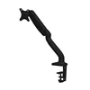 (GSM03) Black Articulating single arm gas spring lcd tv desk mount