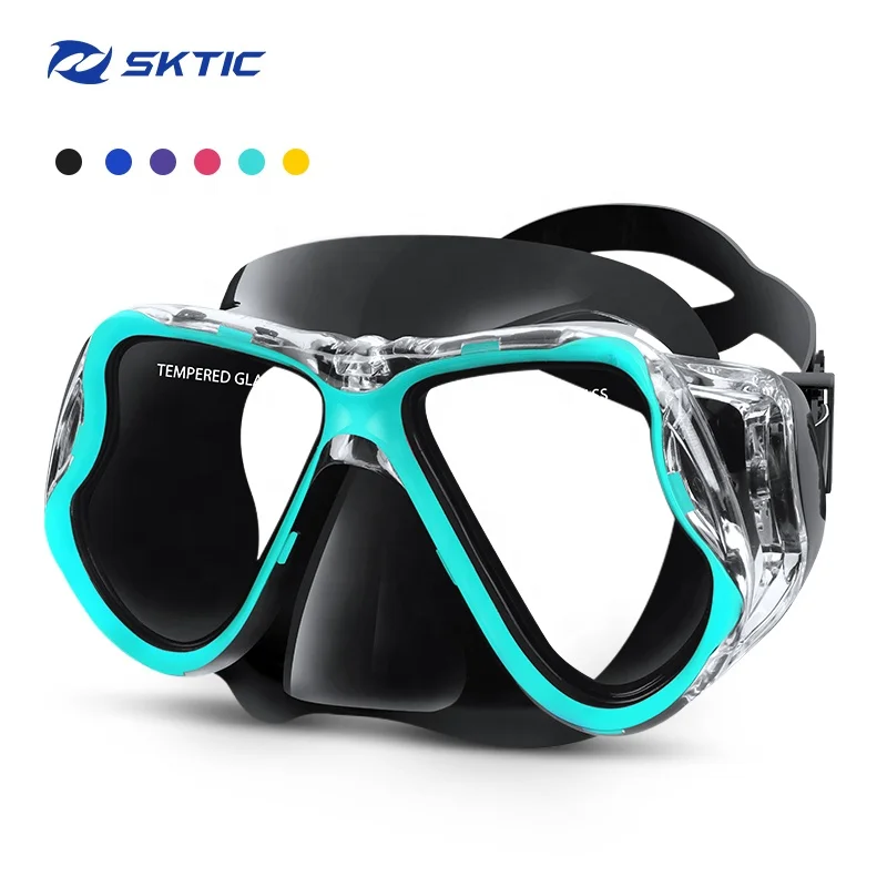 SKTIC Cyan Scuba Diving Swimming Training Equipment Youth Junior Men Womens Anti-fog Diving Mask, Black cyan
SKTIC Cyan Scuba Diving Swimming Training Equipment Youth Junior Men Womens Anti-fog Diving Mask, Black cyan